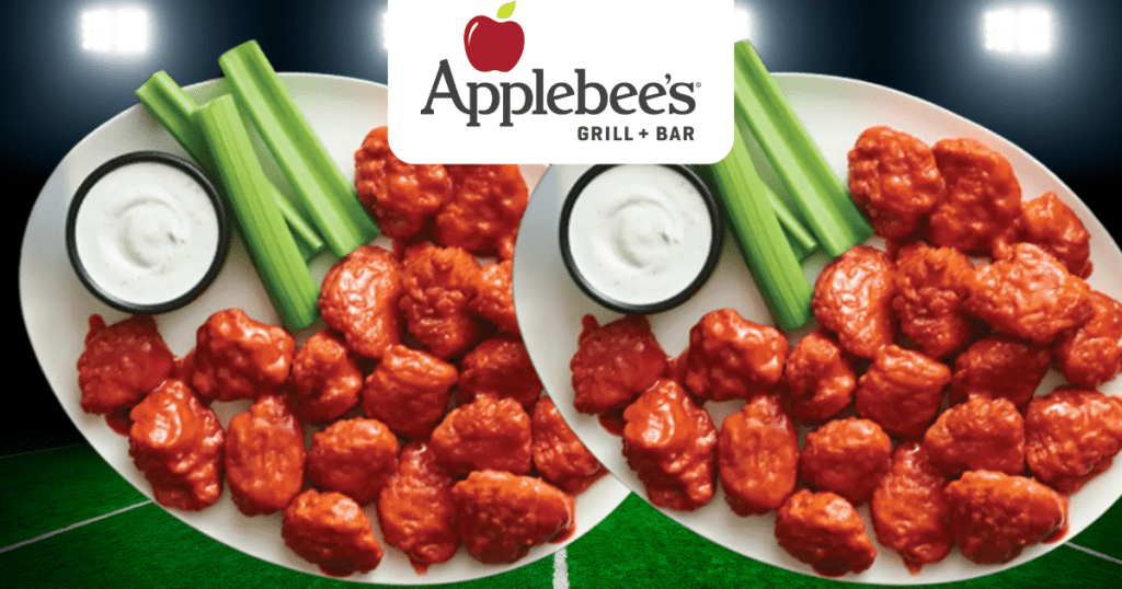 20 Free Boneless Wings with Your NFL Draft Order at Applebee’s