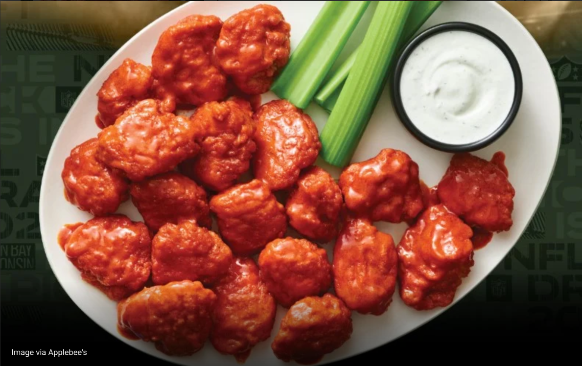 Applebee’s Offers 20 Free Boneless Wings for the 2025 NFL Draft
