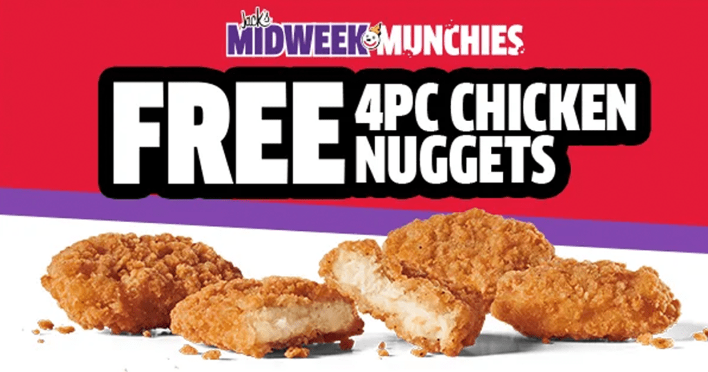 Free Nuggets at Jack in the Box – Grab Your Midweek Munchies!